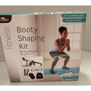 New Booty Shaping Kit Crane Fitness Booty Bands Slide Disks Exercise chart Bag
